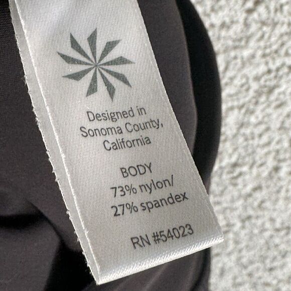 Athleta Stellar Leggings Small‎ Tall High Rise Zip Pockets Anthracite Grey - Picture 8 of 11